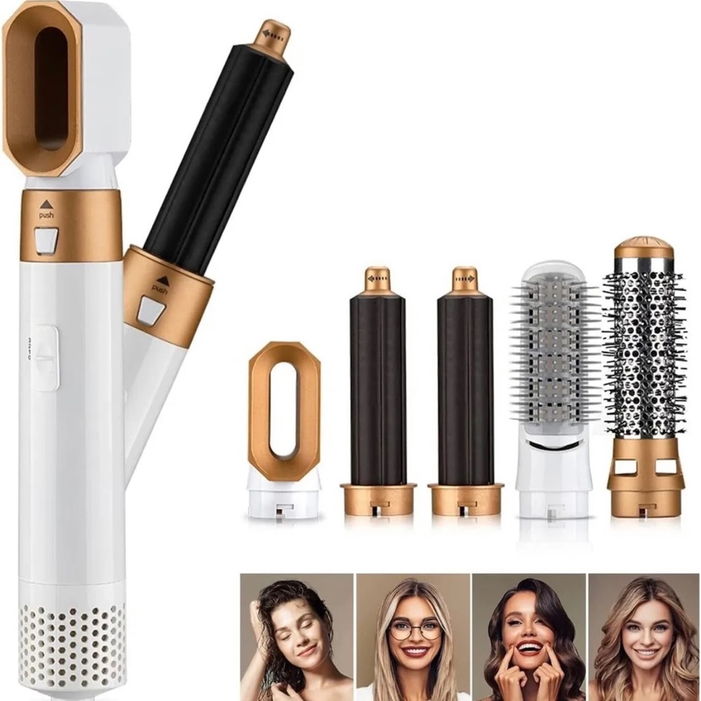 Upgrade 2022 Hair Dryer 5 in 1 Electric Hair Dryer Brush with 3 Temperature